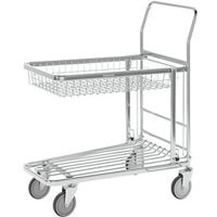 Kongamek Carrello della spesa zincato lungh x largh x alt