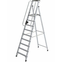 MUNK Scala a libro in alluminio con grande piattaforma