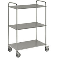 Kongamek Carrello a ripiani leggero altezza 1445 mm con 3