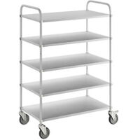 Kongamek Carrello a ripiani leggero altezza 1445 mm con 5