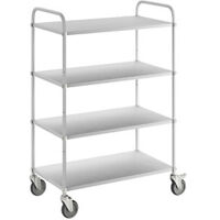 Kongamek Carrello a ripiani leggero altezza 1445 mm con 4