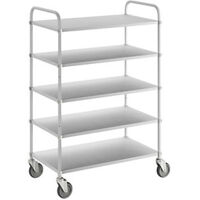 Kongamek Carrello a ripiani leggero altezza 1445 mm con 5