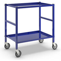 Kongamek Carrello di servizio con 2 ripiani 4 rotelle