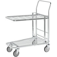 Kongamek Carrello della spesa zincato lungh x largh x alt