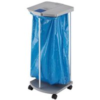 Hailo Supporto per sacchi rifiuti con 250 sacchi blu per la