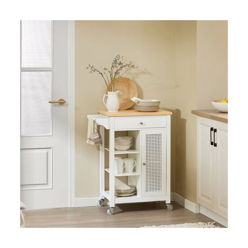 Carrello Cucina Con Cassetti Credenza Cucina Con Ruote Moderno