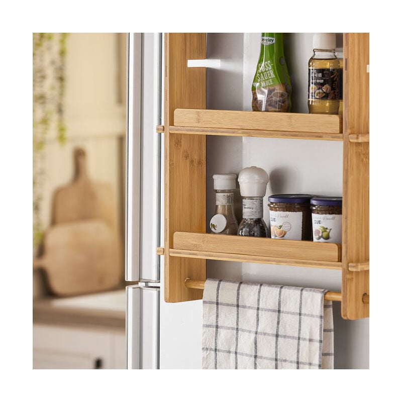 SoBuy contenitori per spezie regolabile cucina Storage rack ripiano KCR03-N  d'attaccatura