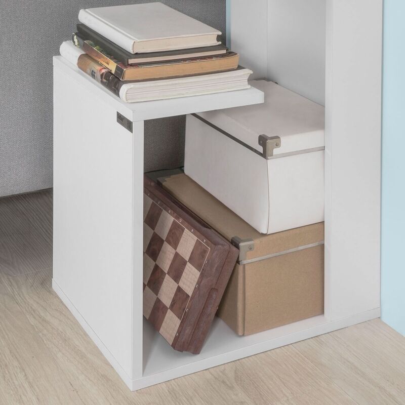 Tavolino Laterale Con Cassetto SoBuy – 70x35x60 Cm, Bianco, Con Ruote E Design Moderno Per Soggiorno E Camera