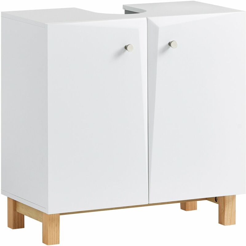 Mobile Pensile Alinka, Mobile Colonna Sospeso Per Bagno, Armadietto Ad Angolo Con 3 Ripiani Aperti 20x20h65 Cm Bianco 85191398