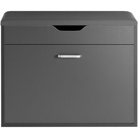 Scarpiera Salvaspazio Slim, Portascarpe Salvaspazio Regolabili,Scarpiere,Scarpiera Pieghevole L60P30A50 Cm, Grigio, FSR95-HG SoBuy