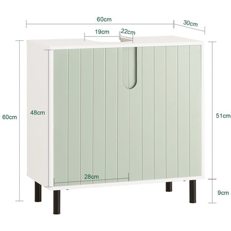 SoBuy Mobiletto Bagno Salvaspazio Con Ripiani Regolabili - Mobile Bagn Salvaspazio Con Ripiani Regolabili Mobile Bagno Stretto In Mdf Impermeabile Cucina Corridoio Nero 30cm Bzr201 Sch
