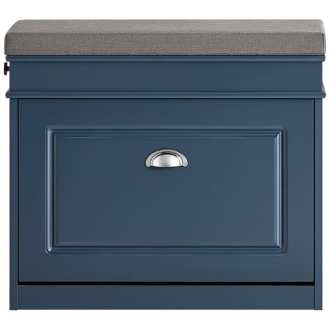 SoBuy Scarpiera salvaspazio Slim, portascarpe salvaspazio Regolabili blu L60P24A52 cm FSR82-K-B