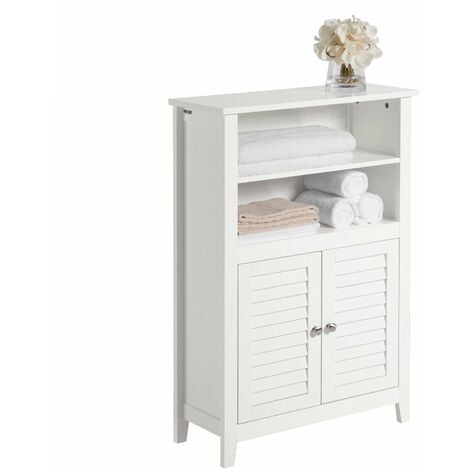 VACCHETTI Mobiletto Salvaspazio 33X80H Cm In Legno Bianco