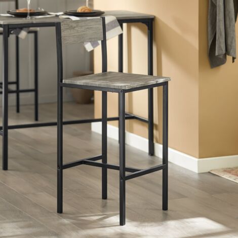 SoBuy Set 5 pezzi Tavolo con 4 sedie alto, Set di mobili da balcone,OGT14