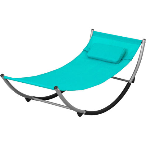 Poltrona A Dondolo Prendisole SoBuy - Sdraio Per Giardino E Spiaggia, Tessuto Traspirante, Tasca Laterale, Supporta Fino A 120 Kg, Marrone Scuro
