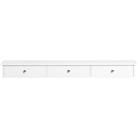 Consolle Con 3 Cassetti Libreria Scaffale A Scala Libreria A Scala Bianco FRG43-L-W SoBuy