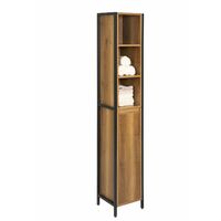 ECD Germany Mobile per Lavatrice Mobiletto da Bagno 70 x 190 x 70 cm  Salvaspazio Armadio Bagno Coprilavatrice Mobili Arredo Bagno Copri  Asciugatrice con Armadietto 4 Ante Ripiani Legno Bianco