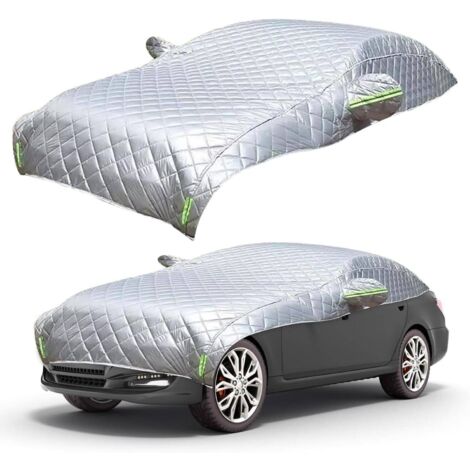 Housse De Pare-brise Avant Universelle Argentée SUV/berline - Protection 4 Couches Contre Gel, Neige, Soleil Et UV