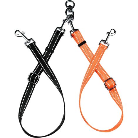 Nasjas Double Laisse de Chien Pas d'enchevêtrement 360 Nasjas Double Laisse de Chien Pas d'enchevêtrement 360