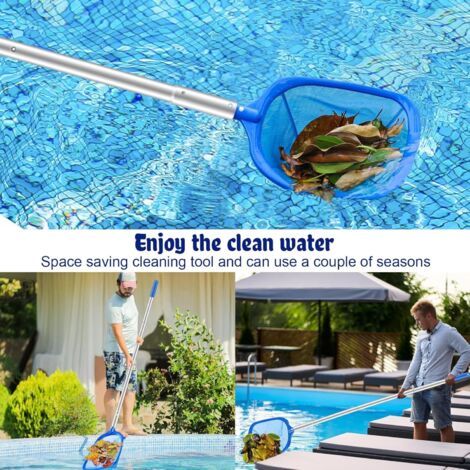 Épuisette Pour Piscine Et étang Gosvor - Filet De Pêche Et Nettoyage Aquatique, Robuste Et Pratique
