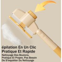 Brosse Zenopet Pour Chien Et Chat - Enlève 95% Des Poils Morts - Douce Et Efficace Pour Tous Types De Pelage - Vert