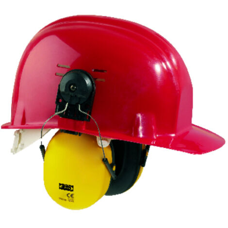 Kit Protezione Cantiere - Casco Antirumore, Occhiali, Tappi Orecchie, Per Lavori E Fai Da Te, Nero