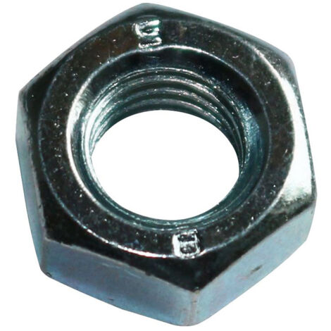 Dado esagonale zincato a 6 facce Viswood  Classe 8Ø 6mm (confezione da 100 dadi)