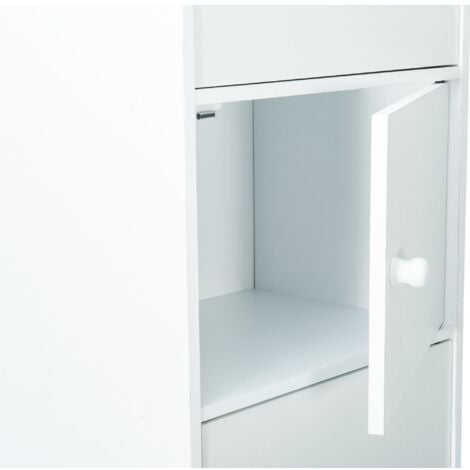 Mobile bianco con porte WERKA PRO5 porte (133 x 40 x 29 cm)
