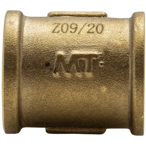 Boutt 2110856 – Raccordo Femmina In Ottone, Filettato 20x27, Per Liquidi, Pressione Max 5 Bar - 5