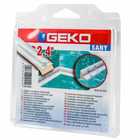 GUARNIZIONE SIGILLANTE PER SANITARI BIANCO ACCESSORI PER IL BAGNO (1/5)