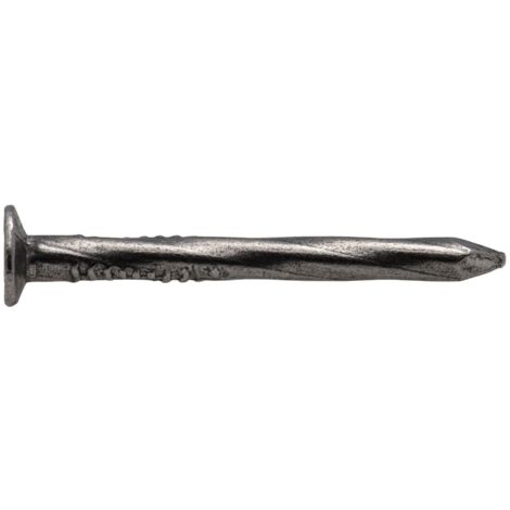 Punta torsionata in acciaio lucido a testa piatta Viswood2,8x60 mm (200g)