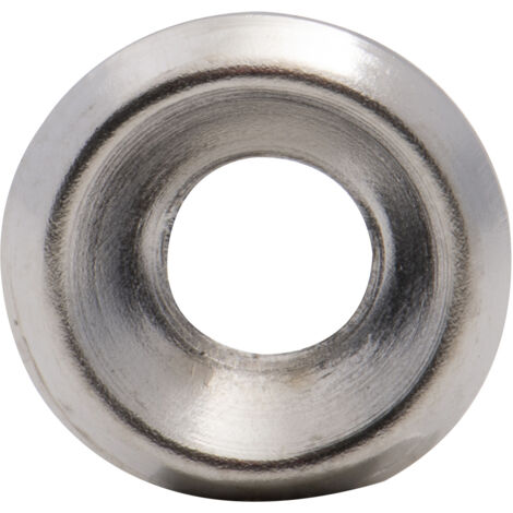Dado a cappuccio nichelato Viswood2,5x9mm spessore:1,75mm (lotto di 30 rondelle)