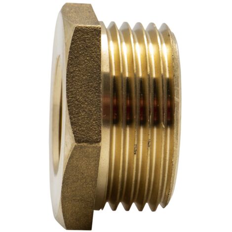 Raccordo riduttore ottone maschio - femmina 1 x 1-2