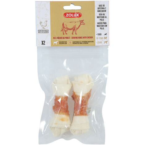 Osso da masticare al pollo Taglia S  2 pz  - ZOLUX