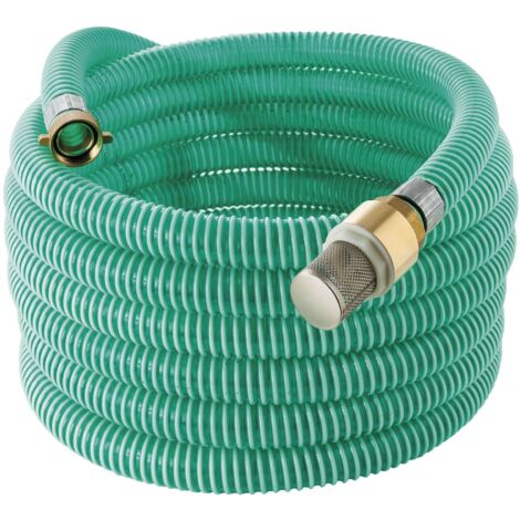 Kit di aspirazione 7 metri con bocchettone in ottone da 1 pollice