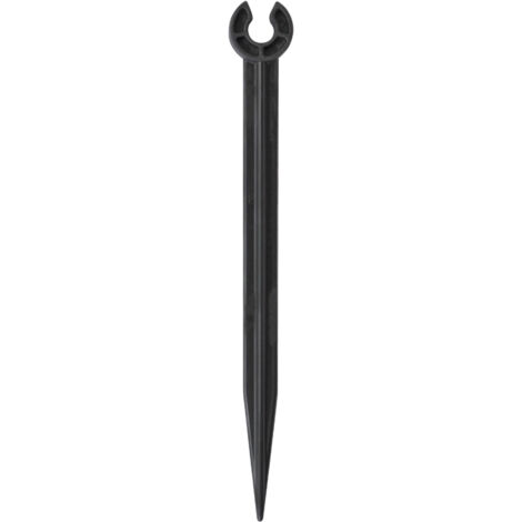 Picchetti In Acciaio Zincato Ulisem, 30 Cm, Resistenti, Con Ganci A J, Adatti Per Tende Da Campeggio E Verande Confezione Da 10 Argento 89496825