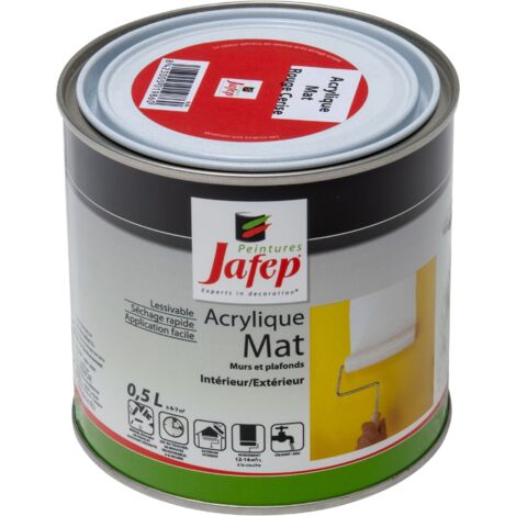 Vernice acrilica opaca rosso ciliegia Jafep  0,5L