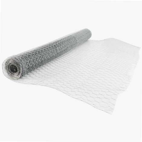 Rete per polli 1 x 10 m esagonale galvanizzata