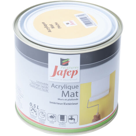 Pittura acrilica pesca opaca Jafep0,5 L