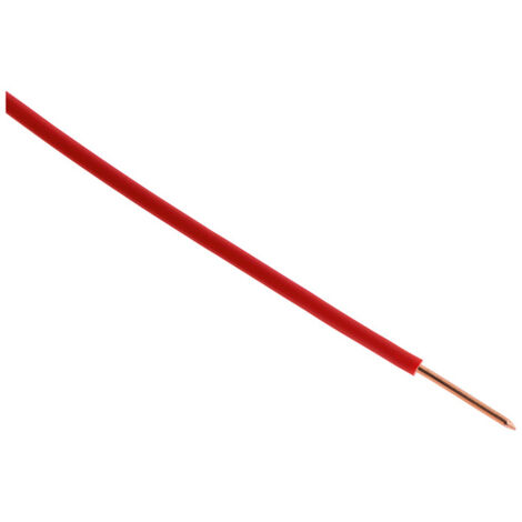 Cavo elettrico HO7V-U 1,5 mm2 rosso 10 m