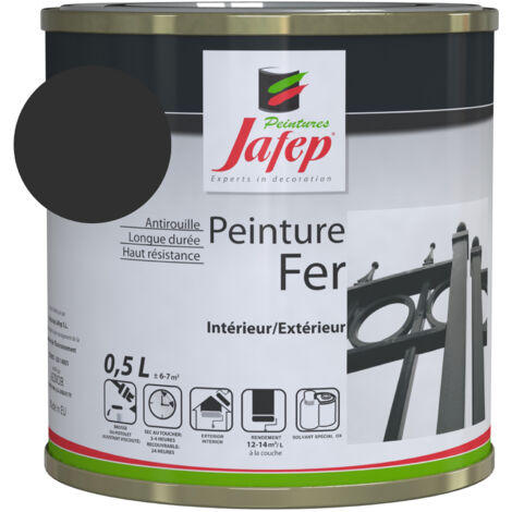 Pittura ferma antiruggine grigio antracite Jafep0,5 L