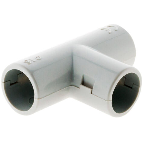 Té per condotti Ø16mm grigio confezione da 2