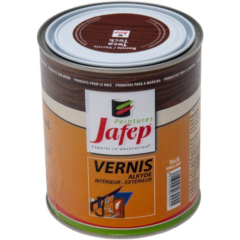 Vernice sintetica tinta teak brillante Jafep750 ml