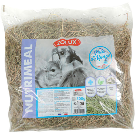 Fieno d'Alpe Premium, alimenti complementari per roditori - ZOLUX500 g