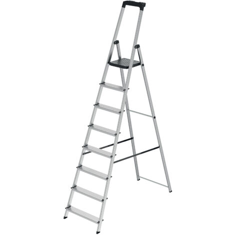 Scaletta in alluminio 8 gradini WERKA PRO