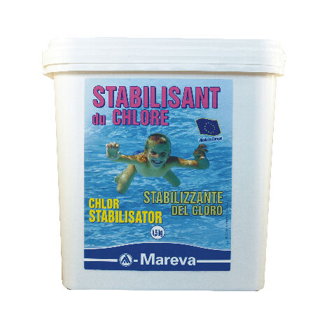 Stabilizzatore di cloro granulare  4,5 kg  Mareva