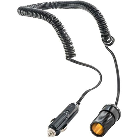 Cavo Prolunga Accendisigari Auto 12V/24V Da Maschio A 2 Femmine, Lunghezza 24 Cm, Adattatore A Y - 3