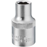 Coppia a 6 facce con quadrato da 1/2"9 mm