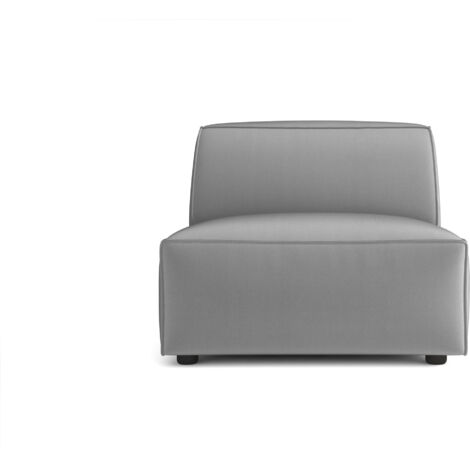 Californien-System-Modul Stoff Matt Velvet Grau 80 cm (1/2)
