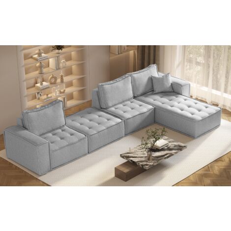 Bohoo modulare Ecke XL Grau Rechts (1/5)